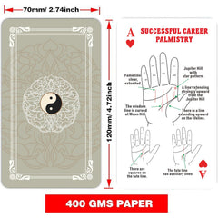 ZHQGYN palmistry poker compact size fits in hand for on-the-go readings