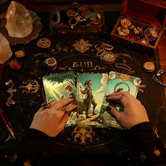 ZHQGYN Renaissance Tarot deck in compact size for daily use.