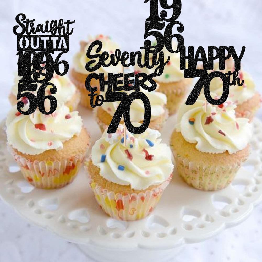 ZHUOWEISM 30-piece pack for quick, coordinated party cupcake decor and dessert styling
