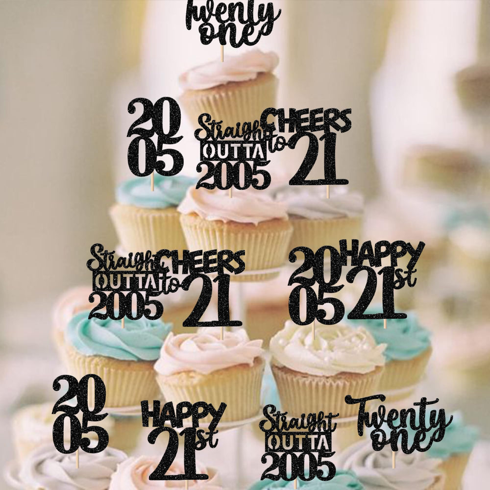 ZHUOWEISM 30pc set enriches celebrations with coordinated toppers