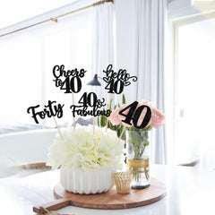 ZHUOWEISM black glitter decor enhances theme parties