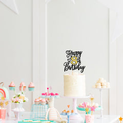 ZHUOWEISM 8th birthday dessert topper ideal for parties and photo-worthy moments