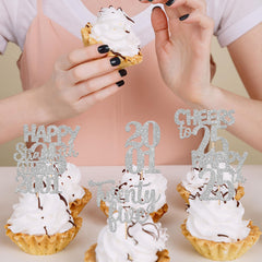 ZHUOWEISM assembled cupcake toppers insert easily for quick decorating