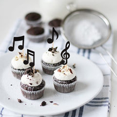 ZHUOWEISM baby shower toppers sparkle desserts with playful notes.