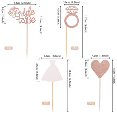 ZHUOWEISM glitter heart topper detail adds sparkle to cupcakes