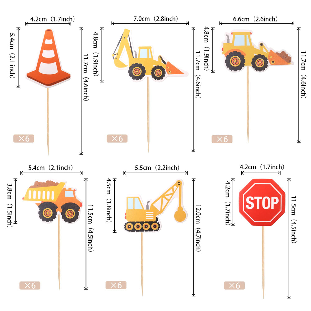 ZHUOWEISM Dump Truck topper for eye catching construction cake decorations.