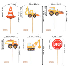 ZHUOWEISM Dump Truck topper for eye catching construction cake decorations.