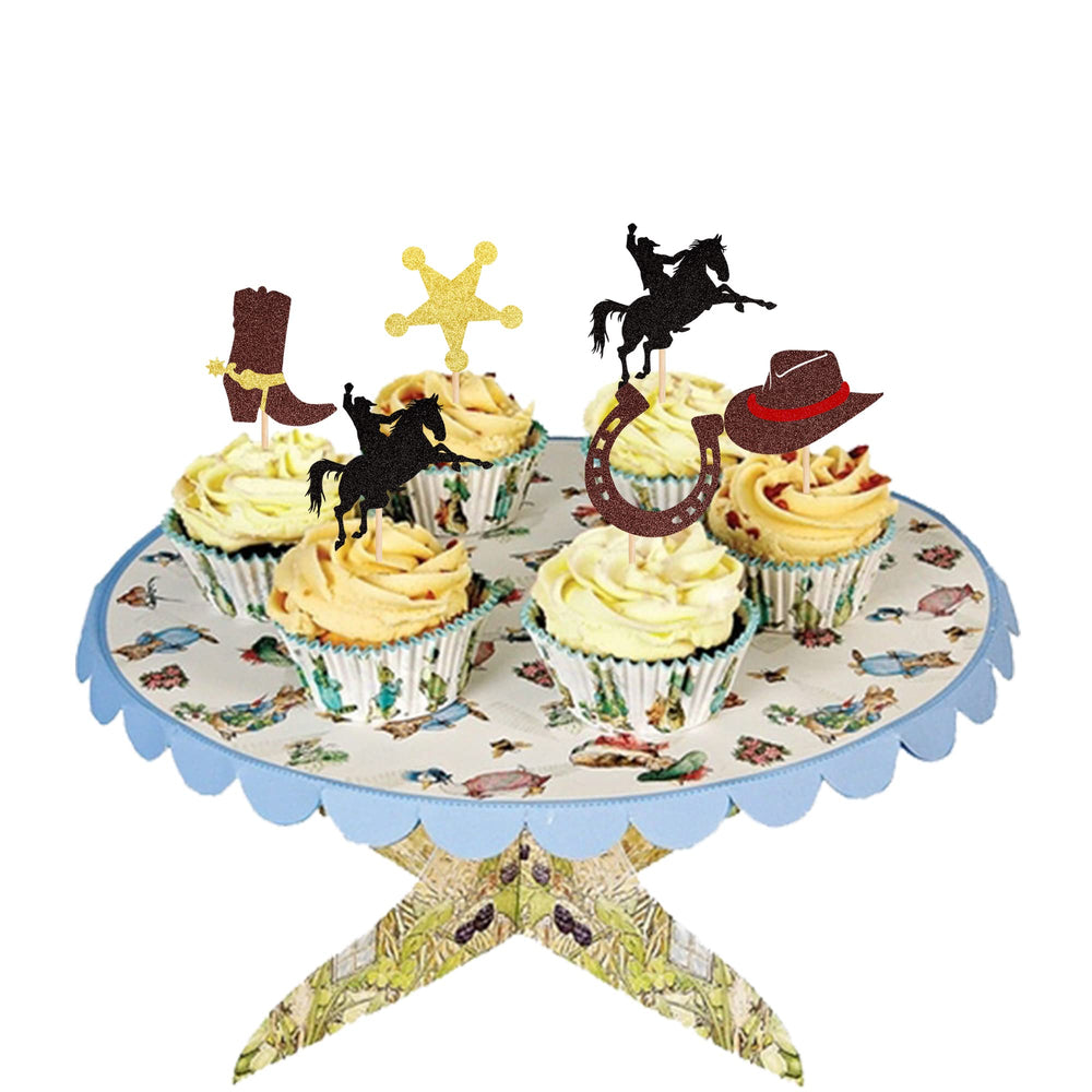ZHUOWEISM party-ready cupcake topper shines under lights and draws attention.