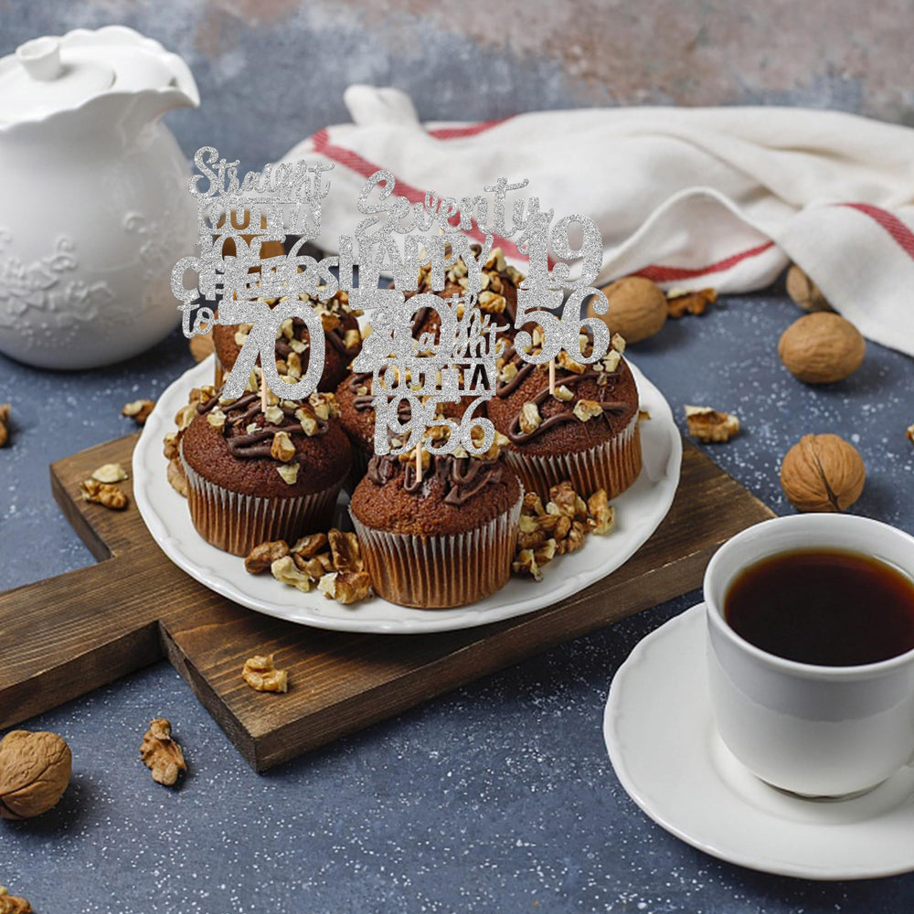 ZHUOWEISM cupcake-decorations-supplies topper versatile for cupcakes, ice cream, fruit.