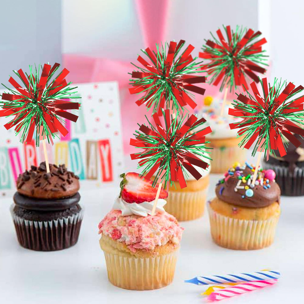 ZHUOWEISM foil cake decoration sticks sturdy and safe for treats