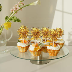 Vibrant sparkly toppers from ZHUOWEISM for party dessert tables