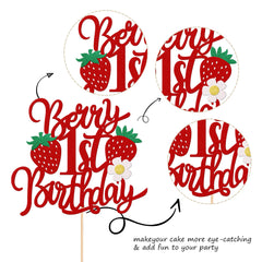 ZHUOWEISM Fruit-theme cake pick ideal for birthdays and baby showers