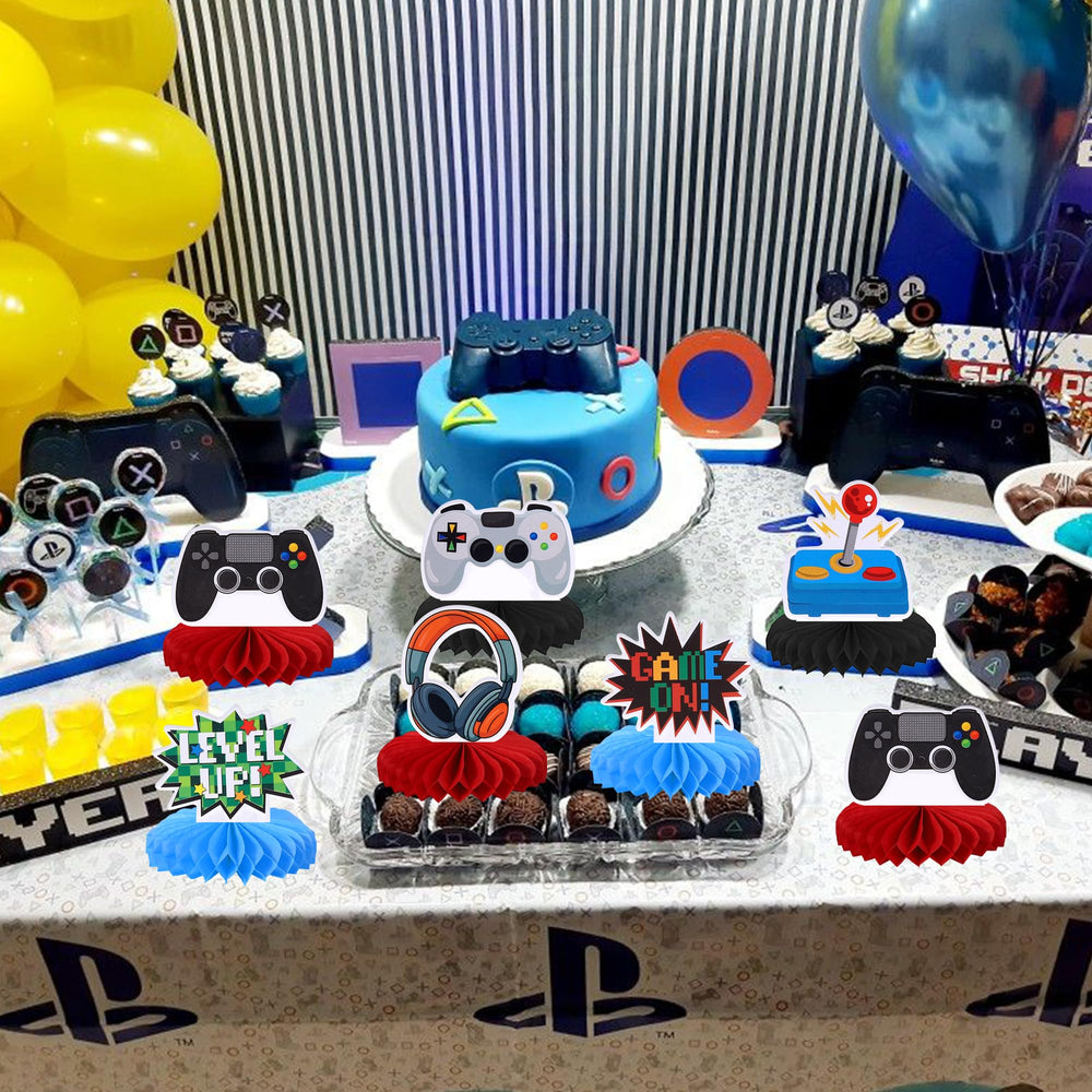 ZHUOWEISM Controller silhouette honeycomb sturdy cardstock for long-lasting party decor