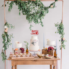 ZHUOWEISM Food-grade bamboo stick topper provides sturdy support for decorations.