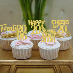 ZHUOWEISM glitter card stock topper catches light for celebrations