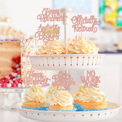 ZHUOWEISM glitter-card stock ensures sturdy, fade-resistant toppers that shine