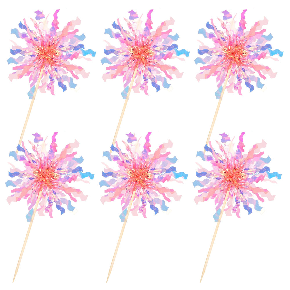 ZHUOWEISM orange cupcake toppers on treats for vibrant party decor