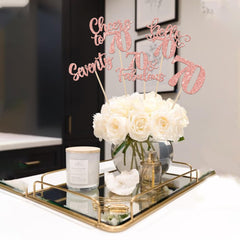 ZHUOWEISM Pack of 15 centerpiece sticks offers versatile decorating options for multiple areas.