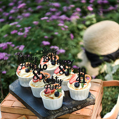 ZHUOWEISM sturdy 300g glitter card stock ensures durable toppers.