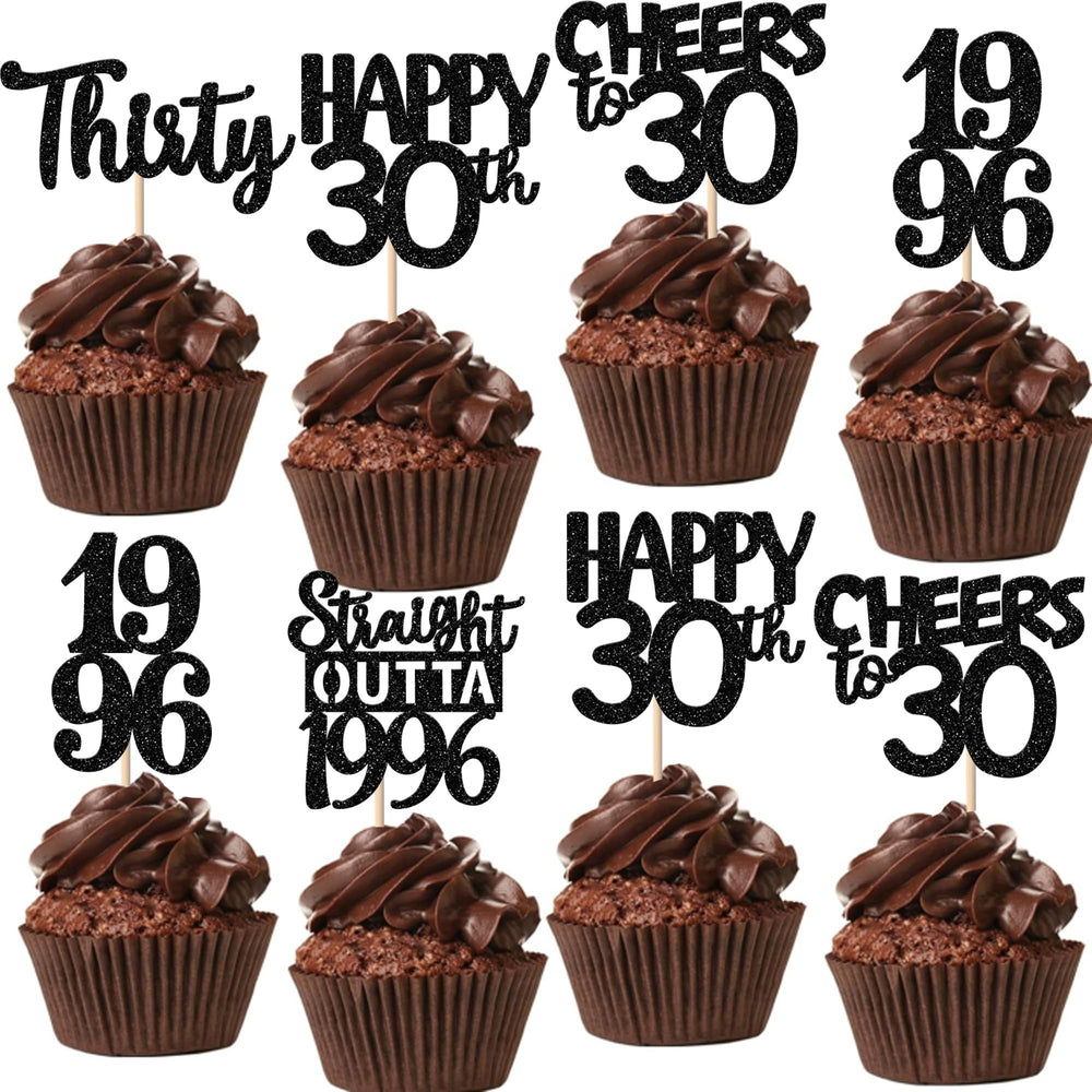ZHUOWEISM party decor cupcake picks enhance dessert presentation.
