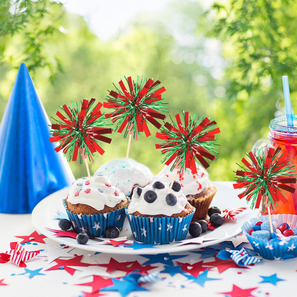 ZHUOWEISM preassembled cupcake toppers save time during party prep