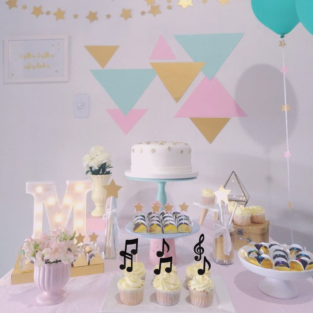ZHUOWEISM preassembled toppers save prep time for parties.