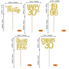 ZHUOWEISM straight outta 1996 cupcake topper design 2 brightens desserts for a 30th celebration