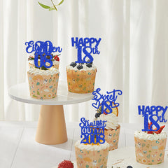 ZHUOWEISM straight outta 2008 cupcake topper design 5 quick party decor boost