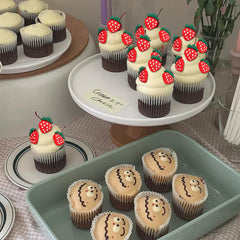 ZHUOWEISM sweet fruit toppers include sturdy sticks for easy placement.
