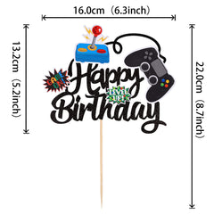 ZHUOWEISM cupcake toppers with controller designs decorate cupcakes effortlessly.