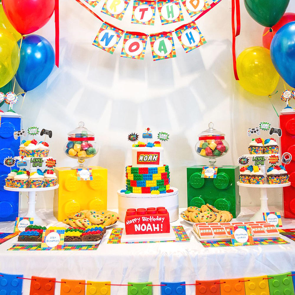 ZHUOWEISM video game cupcake toppers design 6 enhances party tables with fun themes.