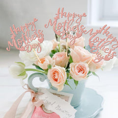 ZHUOWEISM Women birthday theme centerpiece sticks add sparkle