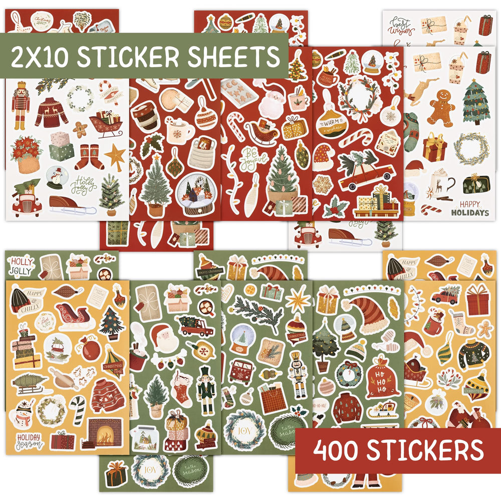 ZICOTO Christmas tree sticker brightens gift bags and crafts.