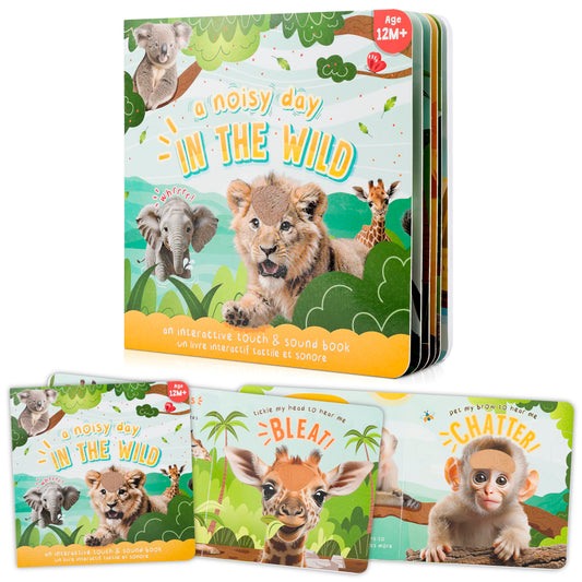 ZICOTO farmyard sound pages showcase animal noises for toddlers.