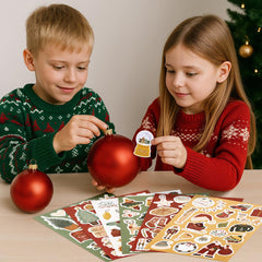 ZICOTO gift wrap sticker boosts festive gift presentation.