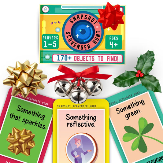 Zicster Snapshot indoor/outdoor card set visual promoting imaginative exploration.