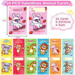 ZICZLI animal detective cards for fun Valentines classroom exchanges.