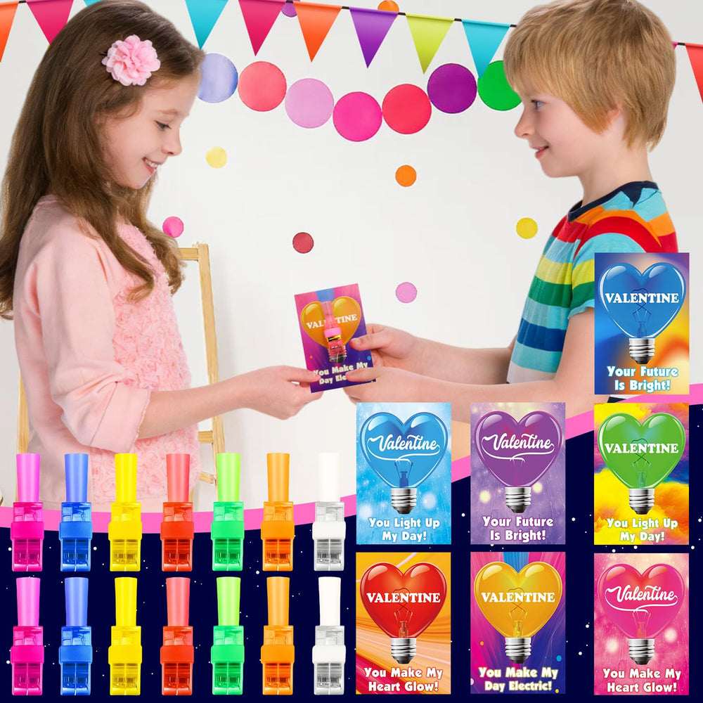 Stretchable rubber strap on ZICZLI LEDs fits most children's fingers.