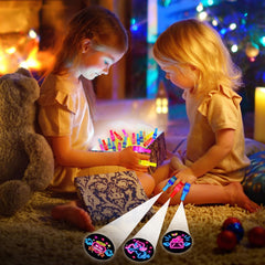 ZICZLI Valentine goodie bags with light-up cards brighten party favors.