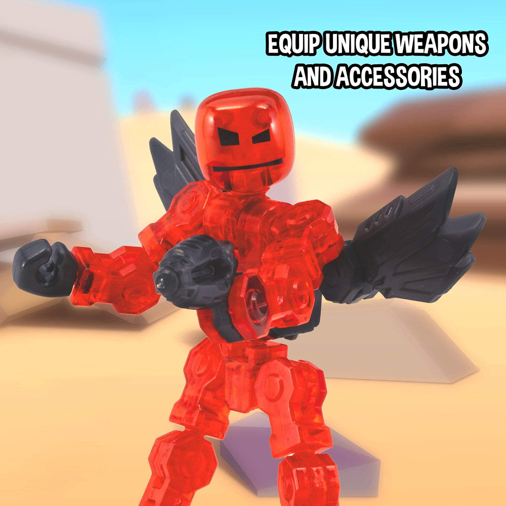 Zing Klikbot suction-cup hands enable easy posing