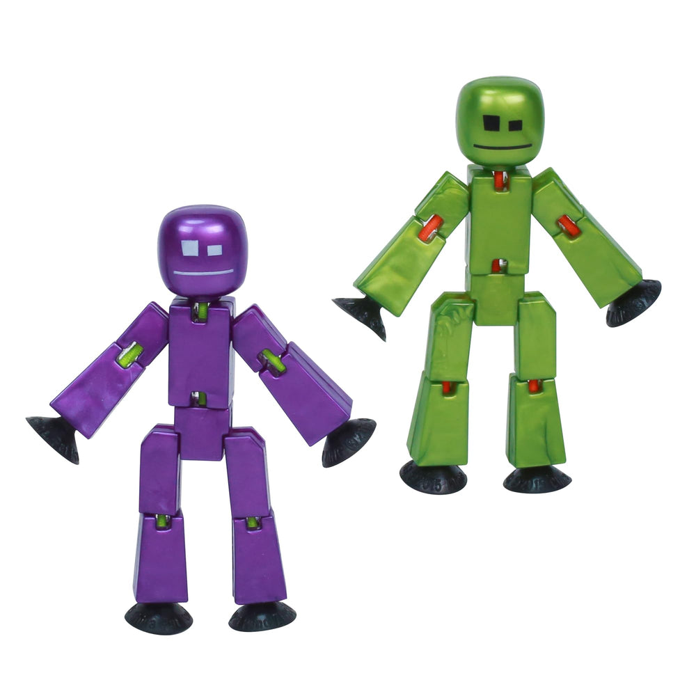Zing StikBot dual pack figures ready for dynamic stop motion scenes