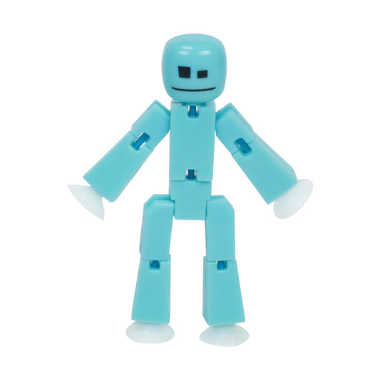 Zing StikBot Ice Blue figure for poseable stop-motion scenes