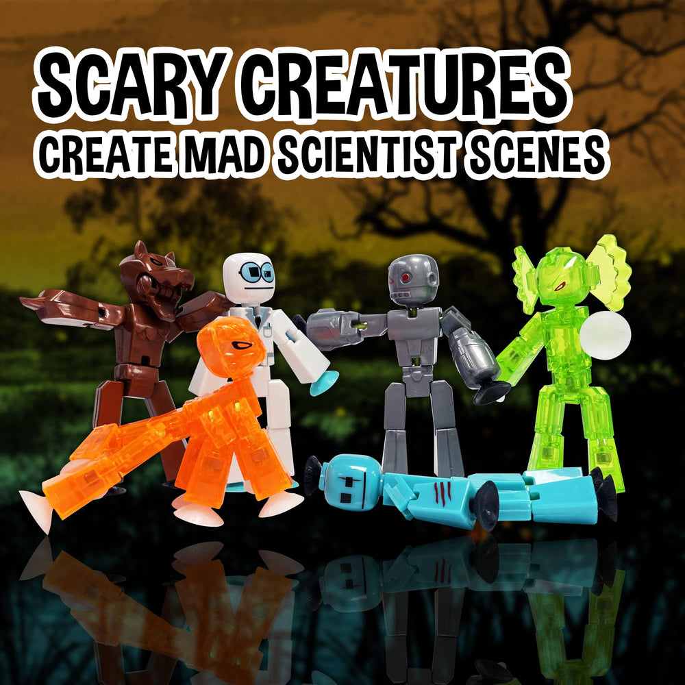 Zing Stikbot Stikbot Prey figure enhances suspenseful stop-motion storytelling.