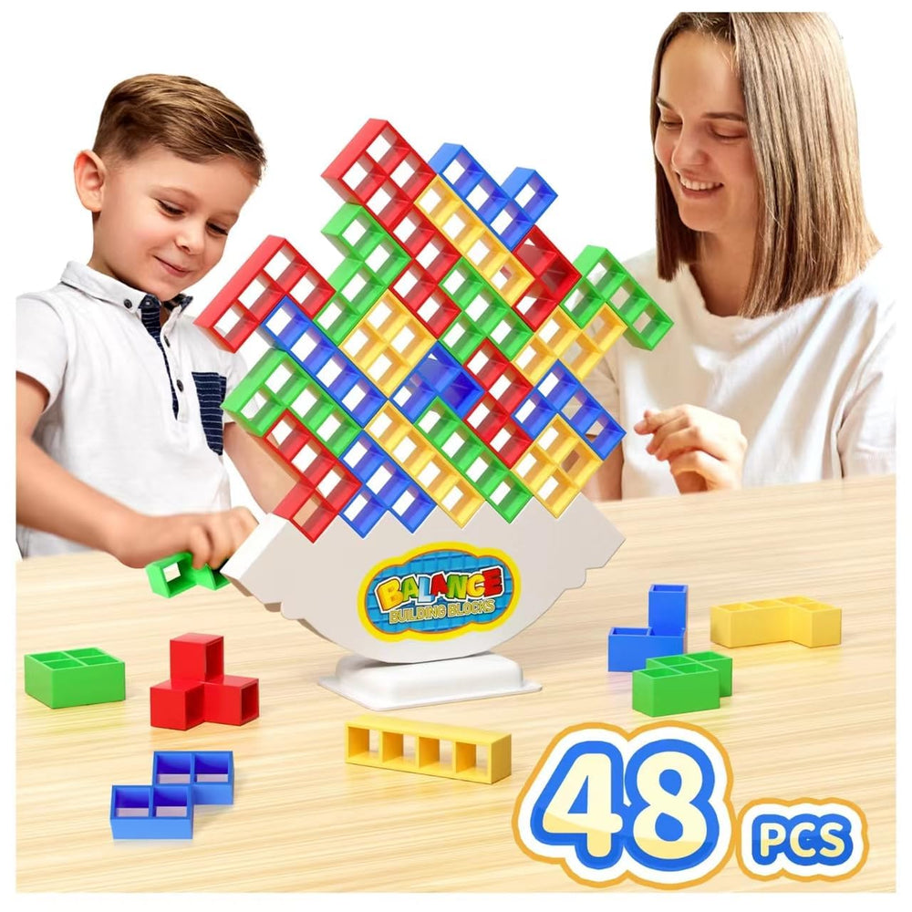 Ziogogco balance stacking blocks base offers stable setup for family play.