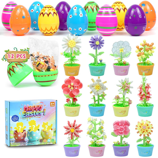 ZIOSINM Easter Basket Essentials 12 pcs β ideal for Easter gifting and egg hunts with compact blocks.