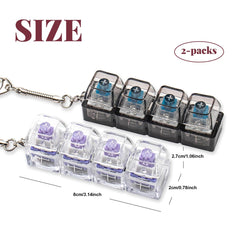 Zioyihan fidget keychain creamy clicky sound ideal for audible stress relief.
