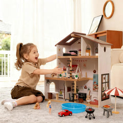 ZippyZebra spiral staircase fosters interactive movement between levels during playtime