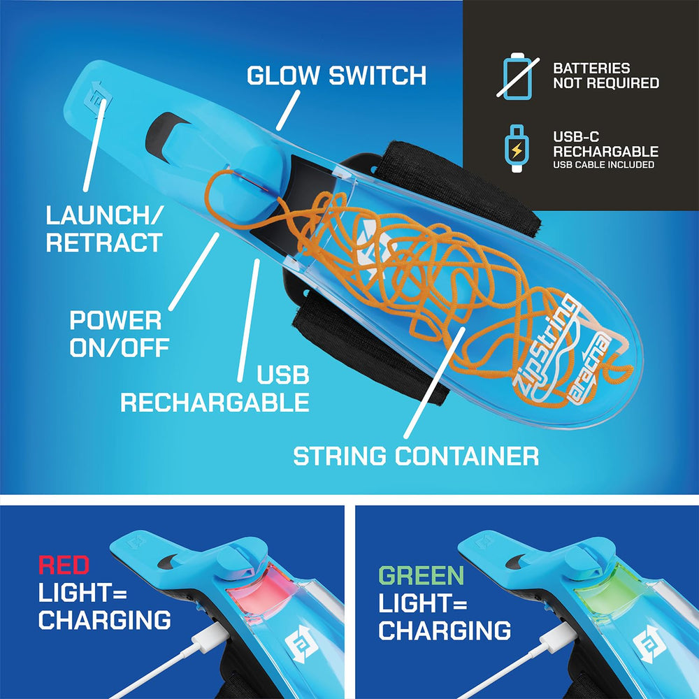 ZipString Aracna aerospace-grade durability for long-lasting fun.