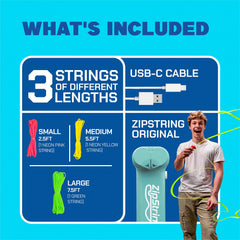 ZipString Original gift-ready packaging variation, perfect for birthdays and holidays