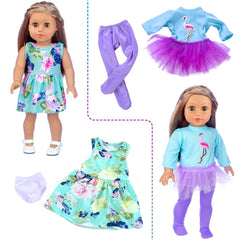 ZITA ELEMENT tights for 18-inch dolls add comfort and complete outfits
